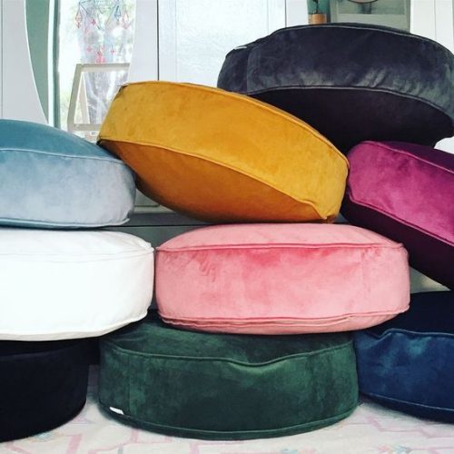 Colorful custom cushions designed for a cozy touch.
